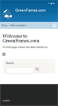 Mobile Screenshot of greenfames.com